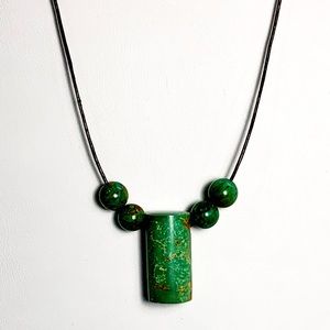 NWT Chinese Turquoise Stone Necklace